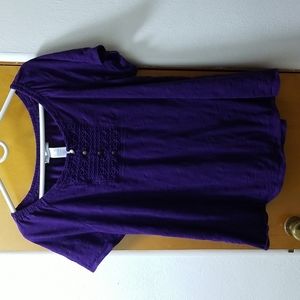 Lizwear purple top XXL